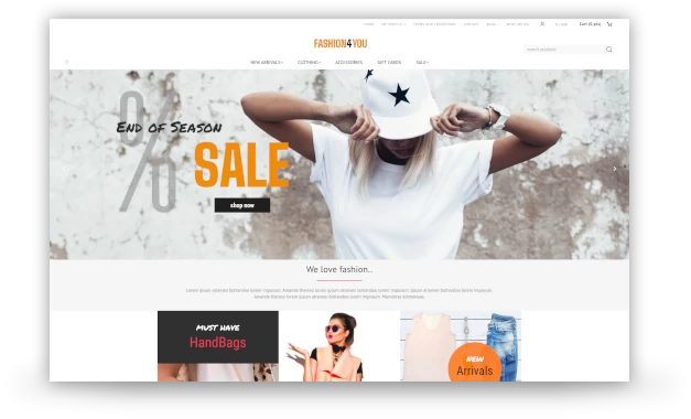 webshop custom made adjustments