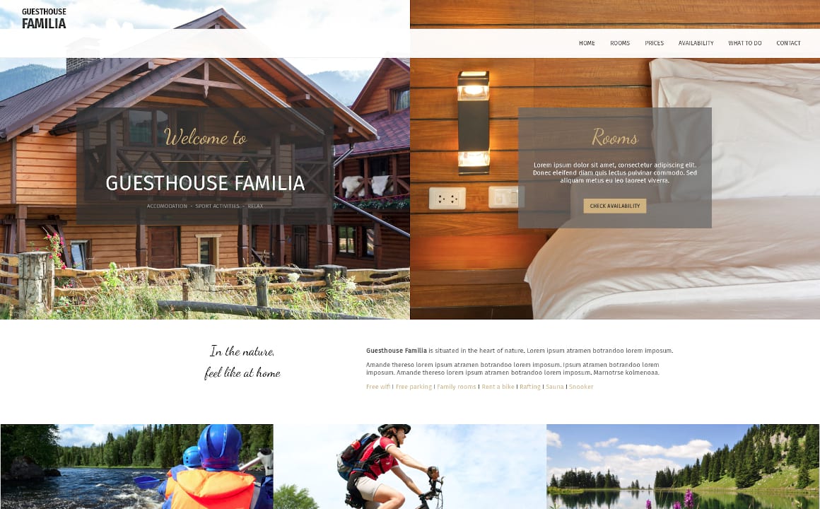 ACCOMMODATION AND WELLNESS